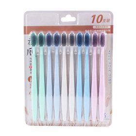 Wheat Straw Ultra-fine Soft Bamboo Charcoal Toothbrush