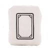 Cute Mahjong Small Plush Stuffed Toy Sofa Bed Decorative Throw Pillow Cushion; White Haku