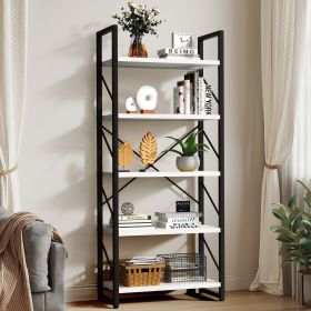 5 Tiers Bookshelf(White)