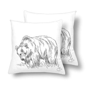 Decorative Pillow Covers / Beer - 2 Piece Set 18"x 18"