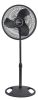 16" Oscillating Adjustable Pedestal Fan with 3-Speeds, S16500, Black