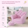 Qaba Kids Sofa Set with Footstool -AS