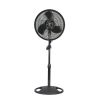 16" Oscillating Adjustable Pedestal Fan with 3-Speeds, S16500, Black