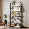 5 Tiers Bookshelf(White)