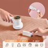 USB Rechargeable Fabric Shaver; Lint Remover; 2000 mAh battery; With sticky lint; Clothing Shaver With 3-speed setting; 3 blades Totally