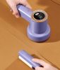 USB Rechargeable Fabric Shaver; Lint Remover; 2000 mAh battery; With sticky lint; Clothing Shaver With 3-speed setting; 3 blades Totally