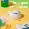 2023 New Portable Lying Duck Handheld Pocket Fan Rechargeable Usb Lying Flat Duck Hanging Neck Fan