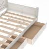 Twin Size Wooden Modern and Rustic Casual Style Daybed, Cream White