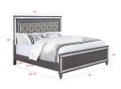 Refino - King Headboard - Gray