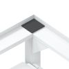 Double Washing and Drying Machine Pedestal White