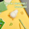 2023 New Portable Lying Duck Handheld Pocket Fan Rechargeable Usb Lying Flat Duck Hanging Neck Fan