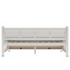 Twin Size Wooden Modern and Rustic Casual Style Daybed, Cream White