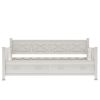 Twin Size Wooden Modern and Rustic Casual Style Daybed, Cream White