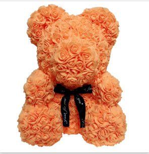 Rose Bear Eternal Rose Bear Birthday Gift Foam Rose Bear
