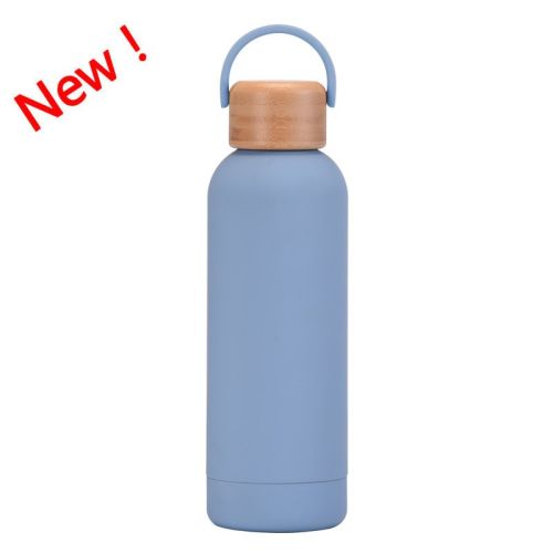 500ml Small Mouth Vacuum Cup Portable Handle Bamboo Wood Cover Water Cup Water Bottle 500ml Small Mouth Vacuum Cup Portable Handle Bamboo Wood Cover Water Cup Water Bottle