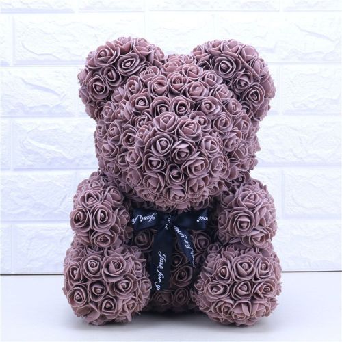 Rose Bear Eternal Rose Bear Birthday Gift Foam Rose Bear