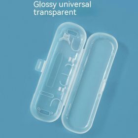 Male And Female Portable Electric Toothbrush Case (Option: Glossy Transparent)