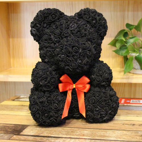 Rose Bear Eternal Rose Bear Birthday Gift Foam Rose Bear