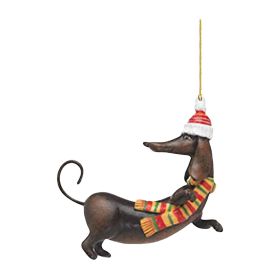 Acrylic Fashion Dog Christmas Tree Decoration (Option: 3Style)