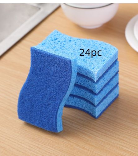 S-shaped Cellulose Sponge Mop Blue