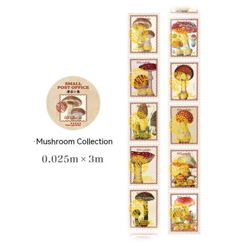 Gilding And Paper Adhesive Tape Small Postal Service Journal Decorative Stickers