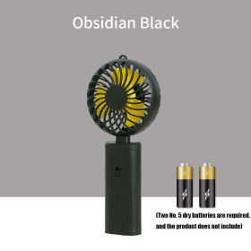 Mini Handheld Fan, USB Desk Fan, Small Personal Portable Table Fan Folding Electric Fan For Travel Office Room Household (Color: Black)