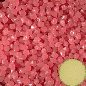 500pcs/bag Luminous Stones Glow In The Dark Pebbles, Home Garden Decoration Outdoor Yard Lawn Path Decor, Aquarium Glow Rocks (Color: Pink, Quantity: )