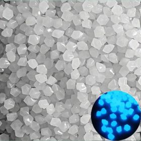 500pcs/bag Luminous Stones Glow In The Dark Pebbles, Home Garden Decoration Outdoor Yard Lawn Path Decor, Aquarium Glow Rocks (Color: White, Quantity: )