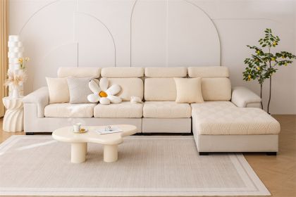 Elastic sofa cover, seat cushion cover, sofa hat, sofa cover, all inclusive, all season universal cover, sofa cushion cover (Color: Beige, size: )