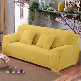 21 Colors For Choice Solid Color Sofa Cover Stretch Seat Couch Covers (Color: Dark grey, Specification: )
