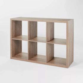 6 Cube Organizer (Color: gray)