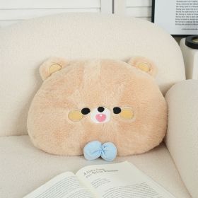 Cute Panda Sofa Pillow Cartoon Cute And Fun (Option: Bow shaped bear circle)