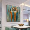 Hand Painted Oil Painting Original Characters Oil Painting On Canvas Abstract Four Female Portraits Color Wall Art Living Room Wall Decor