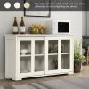 Sideboard Buffet Cupboard Storage Cabinet with Sliding Door