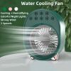 1pc Air Fan Air Cooler Water Cooled Fan, Mini Small Fan USB Fan Spray Humidifier Portable Desktop Fan