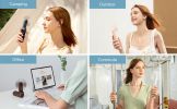 Portable Fan Mini Handheld Fan USB 4800mAh Recharge Hand Held Small Pocket Fan with Power Bank Flashlight Feature