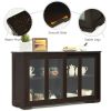 Sideboard Buffet Cupboard Storage Cabinet with Sliding Door