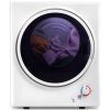 Electric Portable Clothes Dryer;  Front Load Laundry Dryer for Apartments;  Dormitory and RVs with Easy Knob Control;  Wall Mount Kit Included