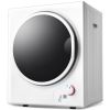 Electric Portable Clothes Dryer;  Front Load Laundry Dryer for Apartments;  Dormitory and RVs with Easy Knob Control;  Wall Mount Kit Included