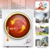 Electric Portable Clothes Dryer;  Front Load Laundry Dryer for Apartments;  Dormitory and RVs with Easy Knob Control;  Wall Mount Kit Included