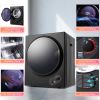 Electric Portable Clothes Dryer;  Front Load Laundry Dryer for Apartments;  Dormitory and RVs with Easy Knob Control;  Wall Mount Kit Included