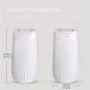 1pc Air Humidifier Aromatherapy Diffuser With Double Nozzle; USB Ultrasonic Essential Oil Nebulization Mist Maker With LED Night Light For Car; Home