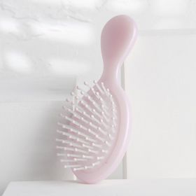 Women's Portable Small Size Airbag Cushion Massage Comb (Option: Streamer Pink)