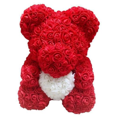 Rose Bear Eternal Rose Bear Birthday Gift Foam Rose Bear